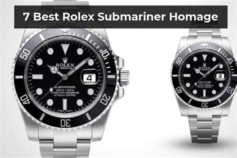 best submariner homage watch|rolex homage watches under 300.